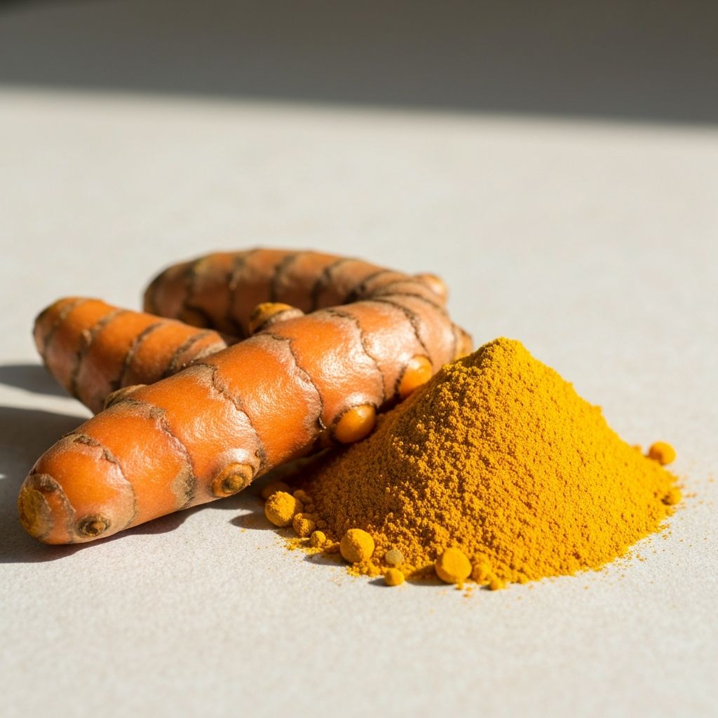 Fresh turmeric root